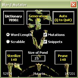Control Panel from Word Mutator